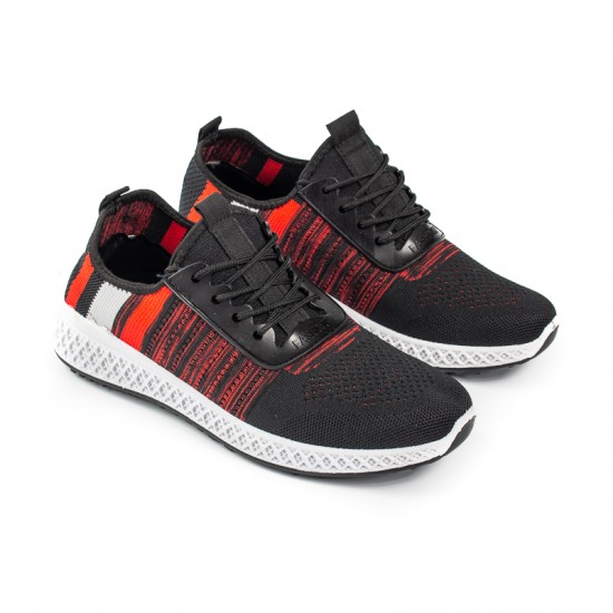 Pantofi Sport Antonio Negru Rosu - Pantofi sport - oferit de unuplusunugratis.ro