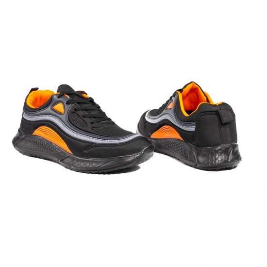 Pantofi Sport Emre Black Orange - Pantofi sport - oferit de unuplusunugratis.ro