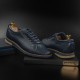 *Pantofi din piele naturala cu SIRET ELASTIC PERF BLEUMARIN COD 008 - Pantofi - oferit de unuplusunugratis.ro