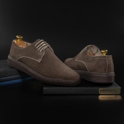 *Pantofi din piele naturala COD 003 Maro