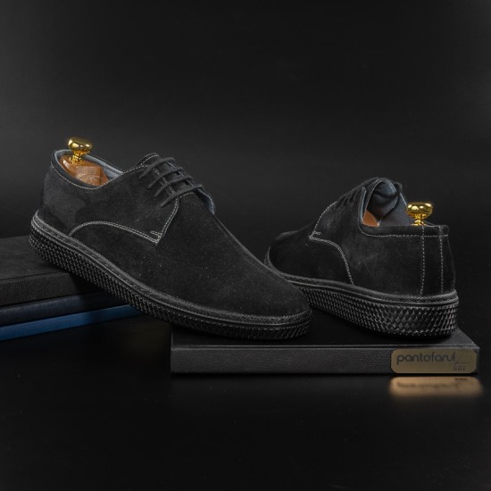 *Pantofi din piele naturala COD 003 Negru - Pantofi - oferit de unuplusunugratis.ro