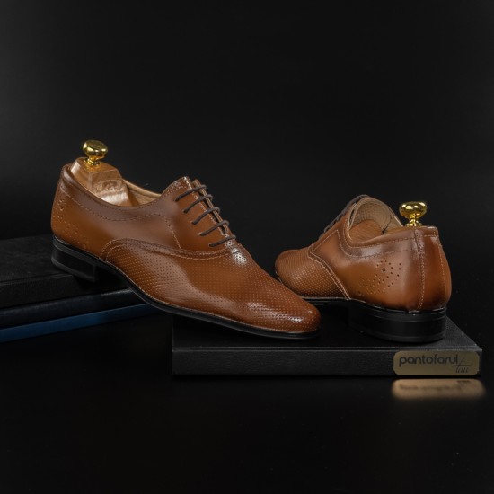 *Pantofi din piele naturala COD 004 Maro Deschis - Pantofi - oferit de unuplusunugratis.ro