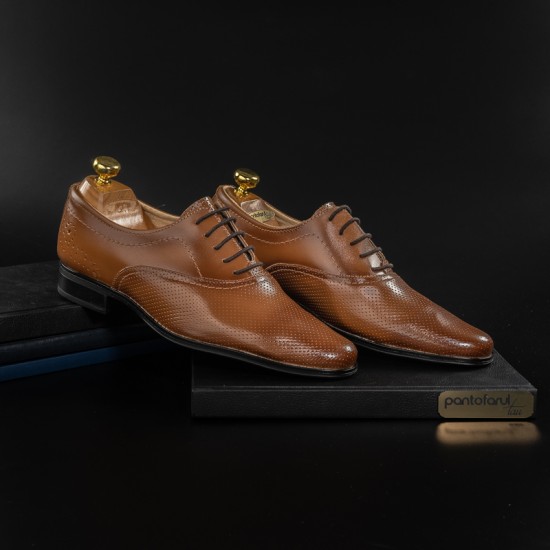 *Pantofi din piele naturala COD 004 Maro Deschis - Pantofi - oferit de unuplusunugratis.ro