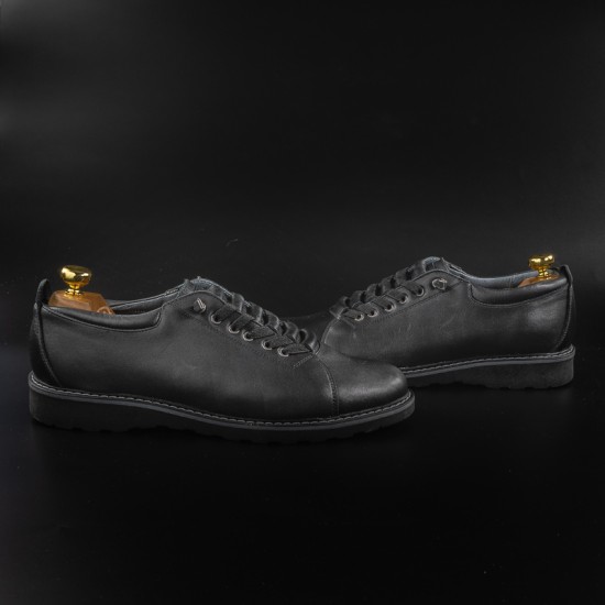 *Pantofi din piele naturala COD 001 Negru - Pantofi - oferit de unuplusunugratis.ro