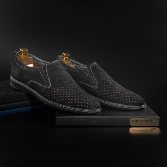 *Pantofi din piele naturala COD 006 NEGRU - Pantofi - oferit de unuplusunugratis.ro