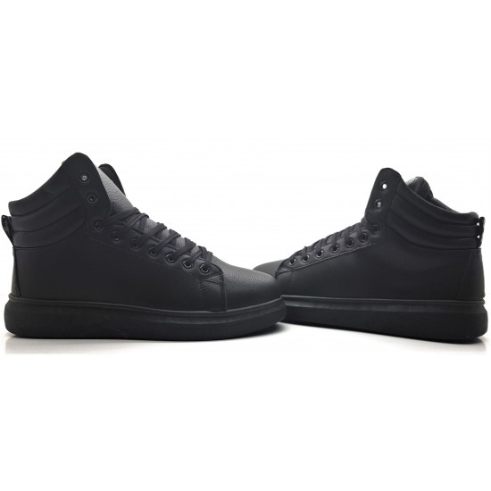 Ghete Barbati Brando Negru - Ghete - Bocanci - oferit de unuplusunugratis.ro