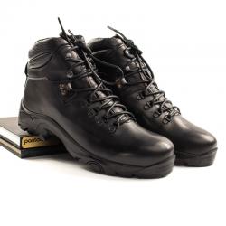 *Ghete din piele naturala 214 NEGRU 