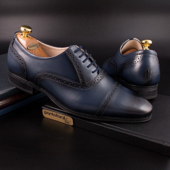 *Pantofi din piele naturala 894 BLEUMARIN - Pantofi - oferit de unuplusunugratis.ro