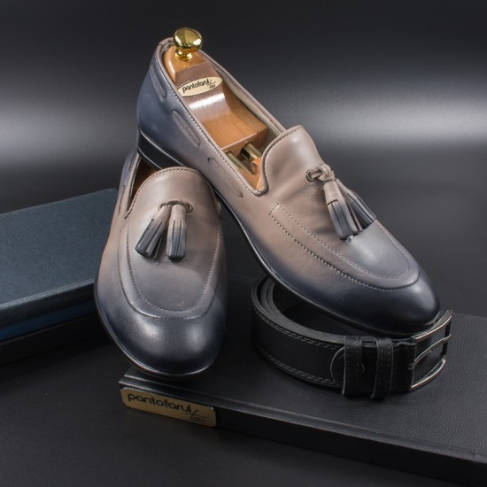 Pantofi din piele PTF 069 - Piele naturala - oferit de unuplusunugratis.ro